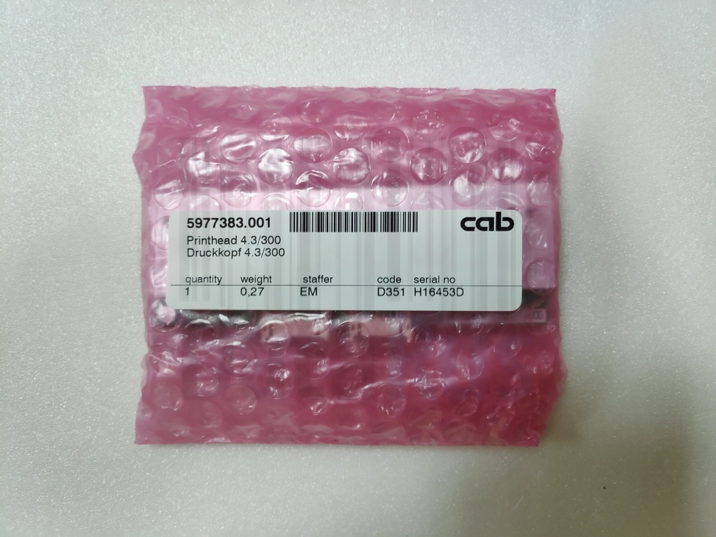 Термоголовка Cab SQUIX 4.3, 5977383.001, (108 Mm) – 300 DPI. упаковка